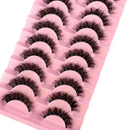 8D Mink Lashes — 10 Pairs