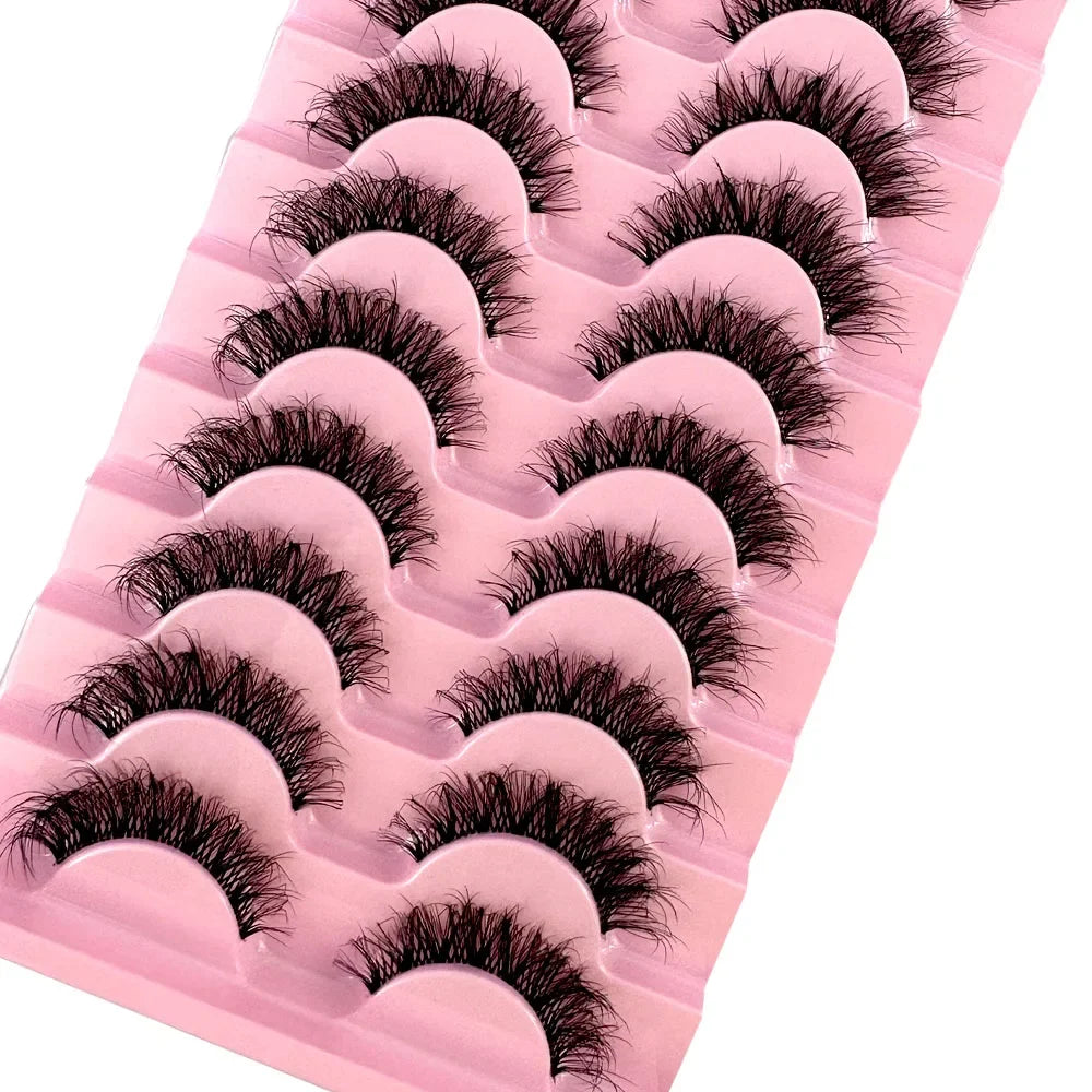 8D Mink Lashes — 10 Pairs