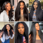 Kinky Straight V-Part Wig — No Leave Out