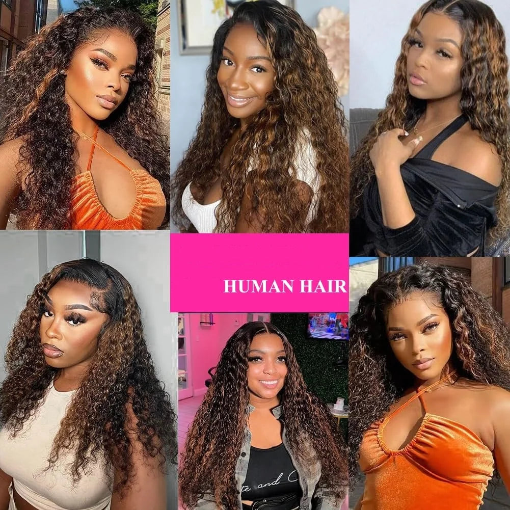 Curly Lace Front Wig — 100% Human Hair