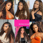 Curly Lace Front Wig — 100% Human Hair
