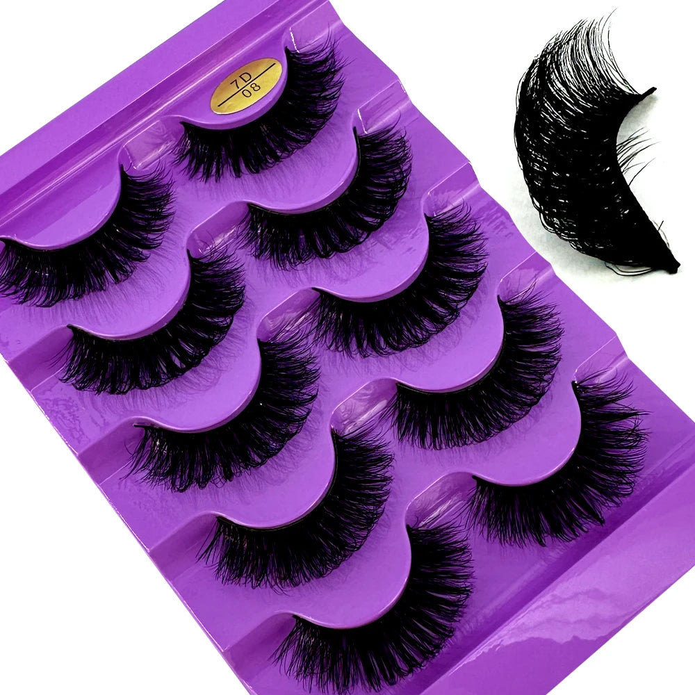 3D Cat Eye Lashes — 5 Pairs
