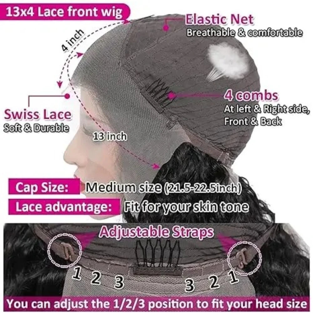 Ombre Ash Blonde Body Wave Wig — Rooted