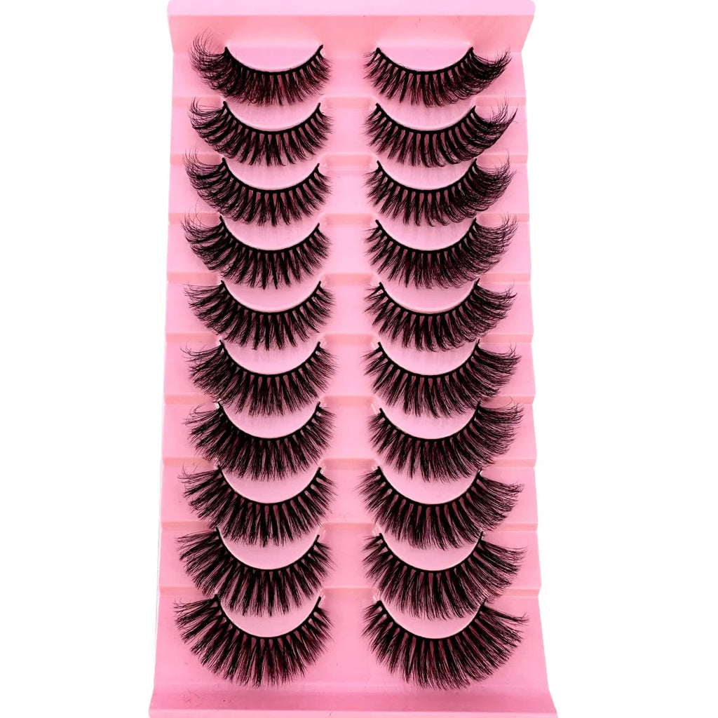 8D Mink Lashes — 10 Pairs