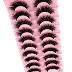 8D Mink Lashes — 10 Pairs