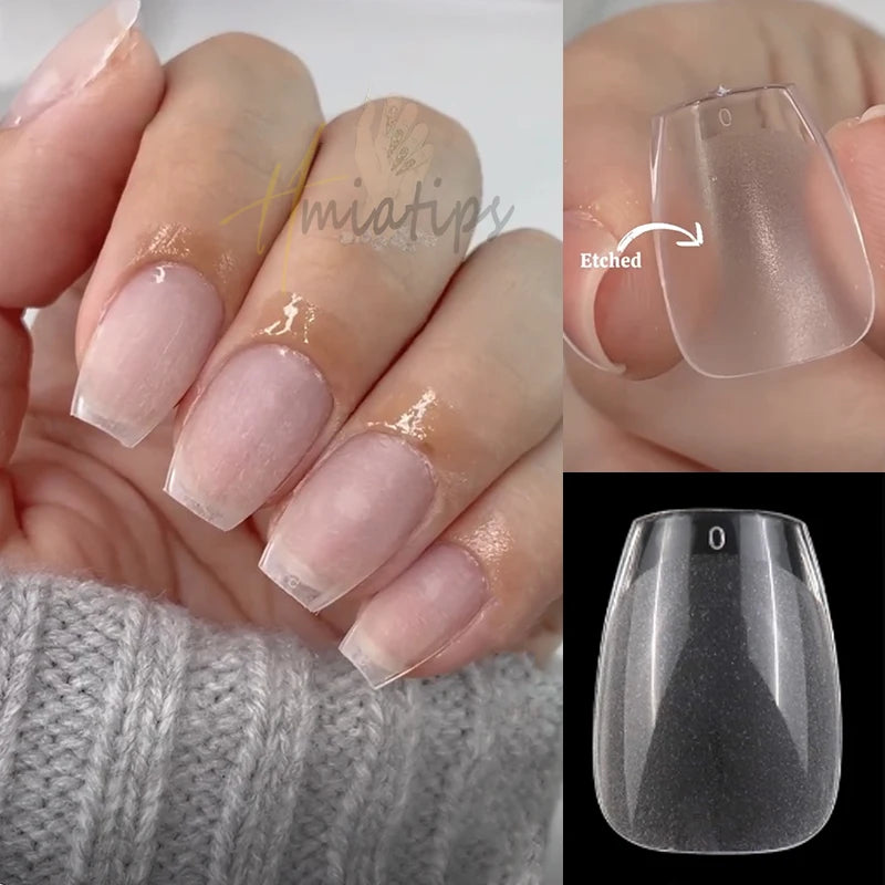Extra Short Coffin Gel Tips — XXS