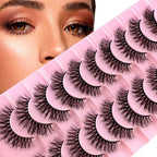 8D Mink Lashes — 10 Pairs