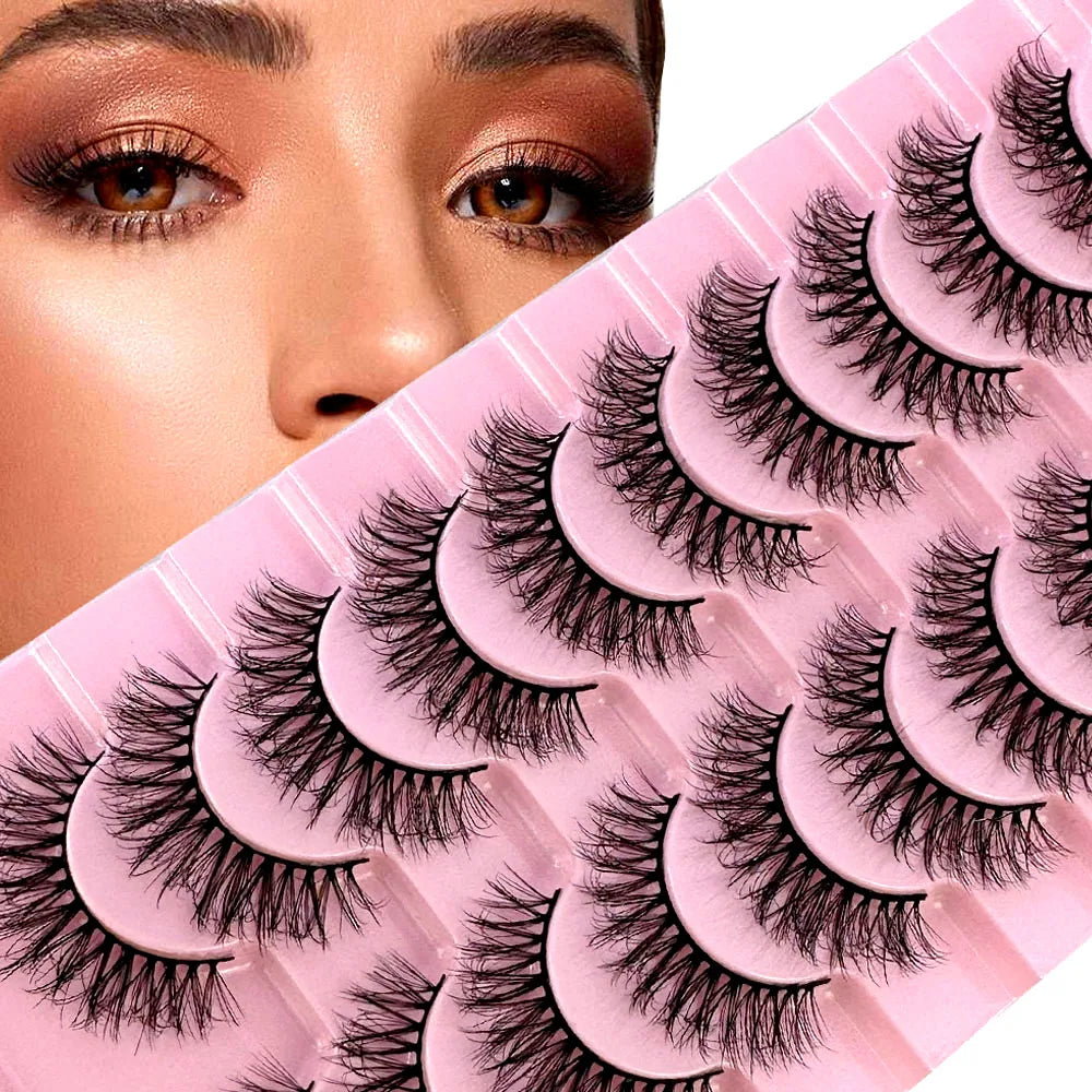 8D Mink Lashes — 10 Pairs