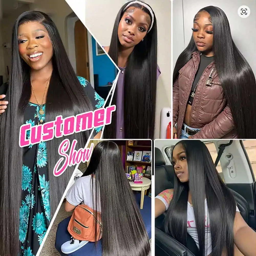 Straight Lace Front Wig — 100% Human Hair
