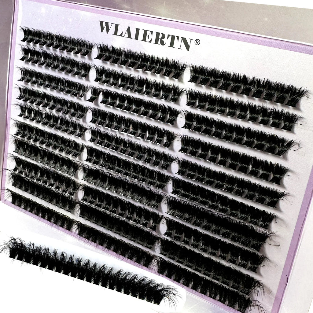 Fluffy Lash Clusters — 5D Volume