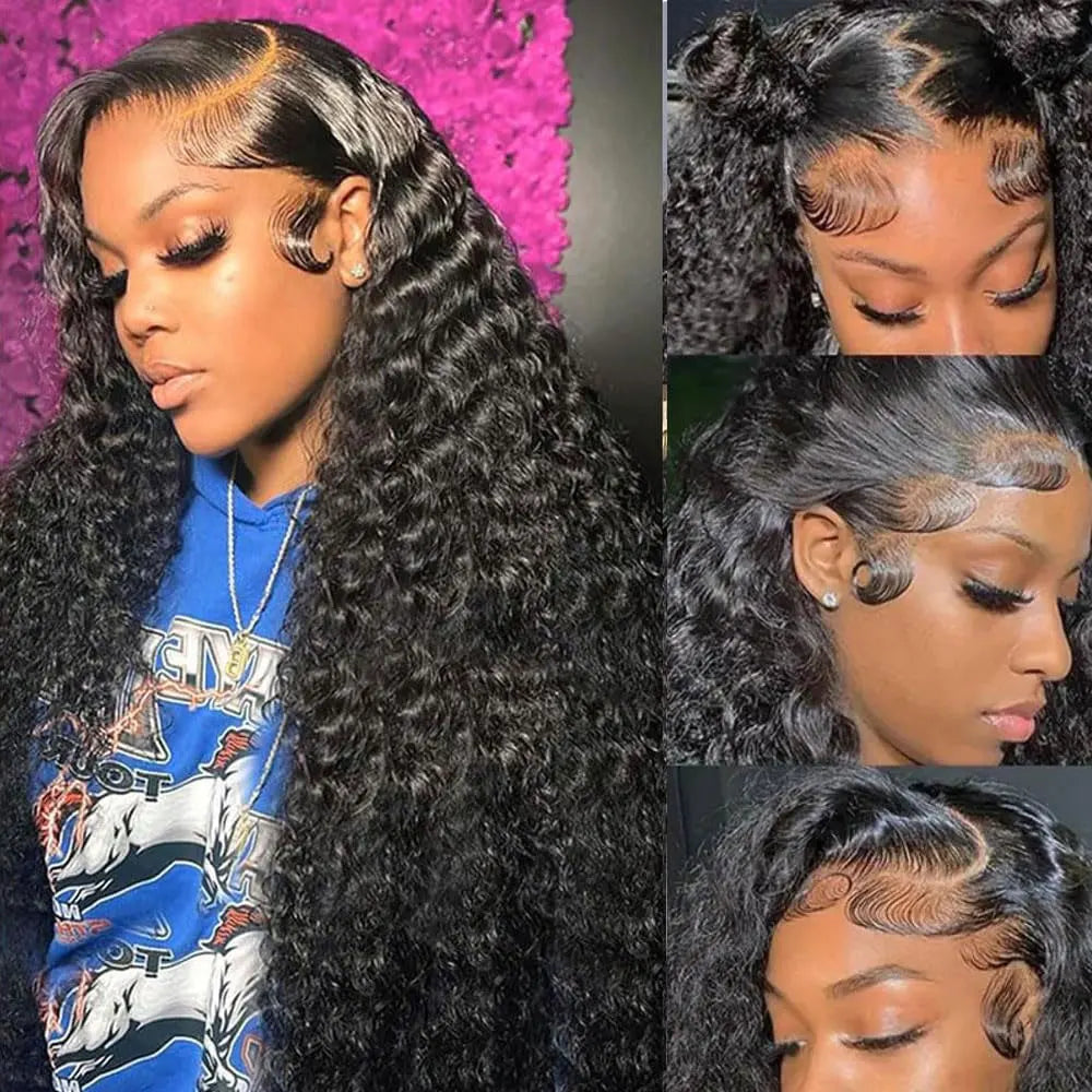 Deep Wave Lace Frontal Wig — Long Lengths