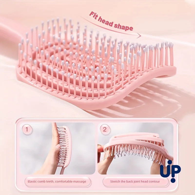 Hollow Vent Detangling Comb — Wig Safe