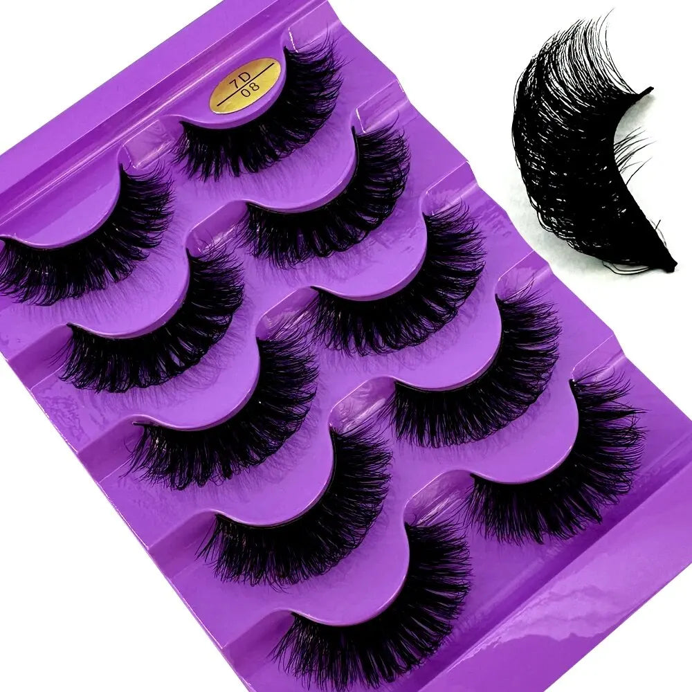 3D Cat Eye Lashes — 5 Pairs