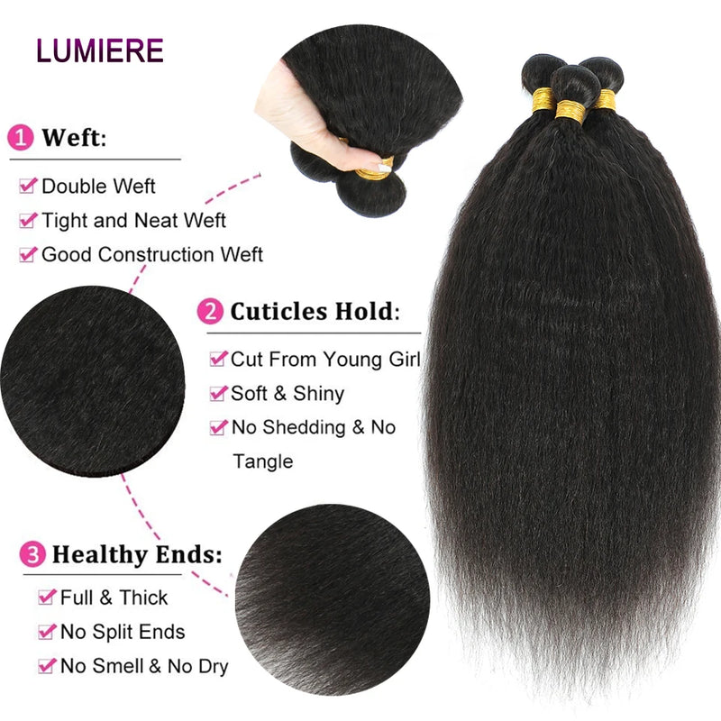 Kinky Yaki Straight Bundles