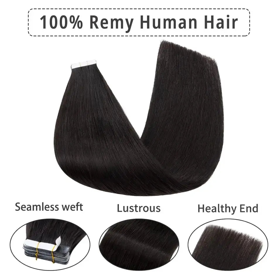 Brazilian Straight Tape-In Extensions