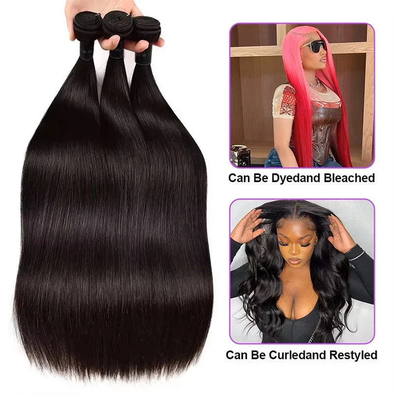Straight Bundle Set — 100% Human Hair