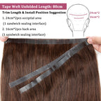 Long Seamless Tape Weft — No Glue