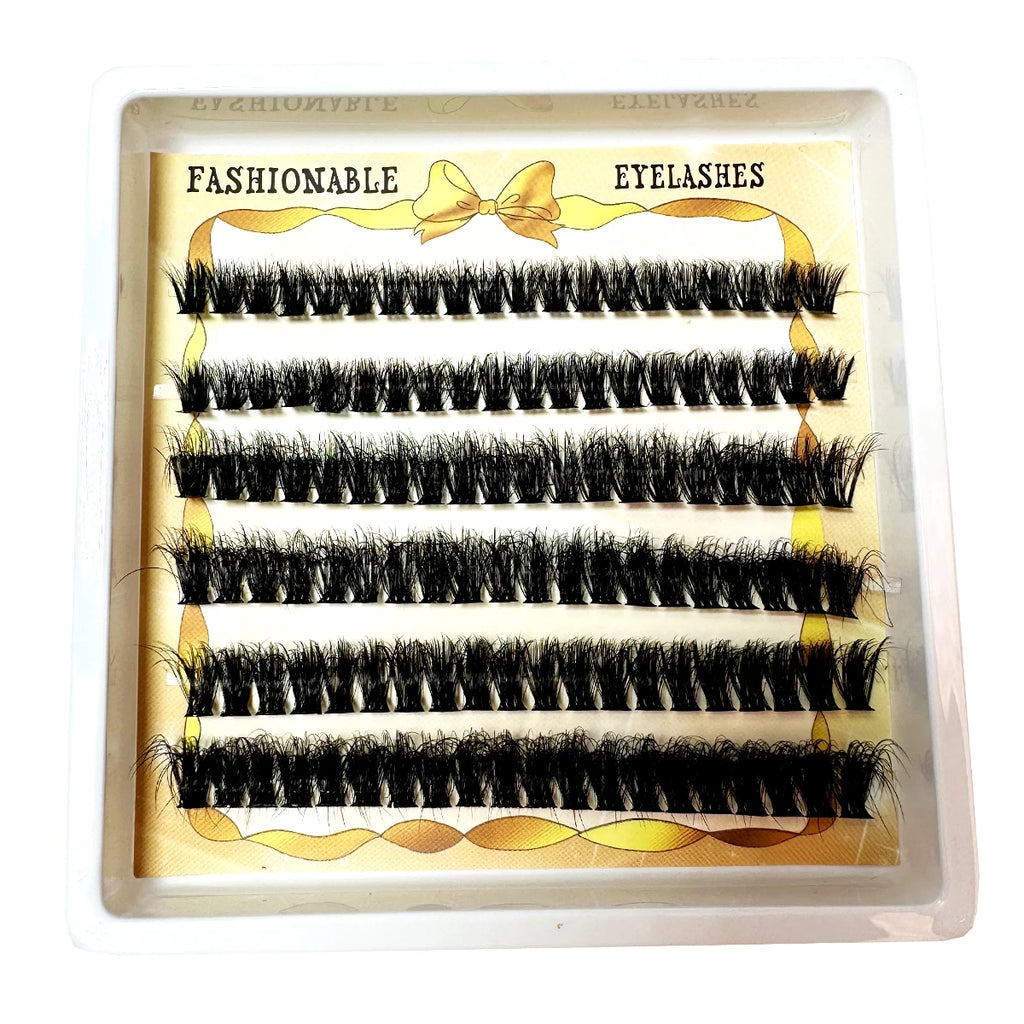 Fluffy Lash Clusters — 5D Volume