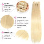 613 Blonde Straight Bundles