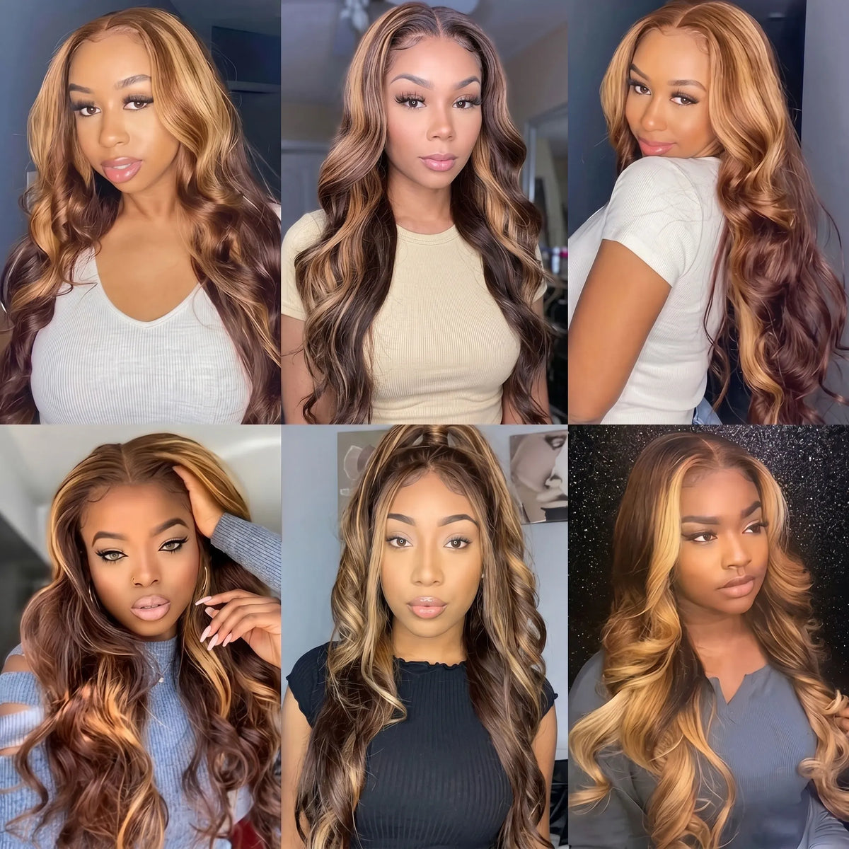 4/27 Highlight Ombre Body Wave Bundles