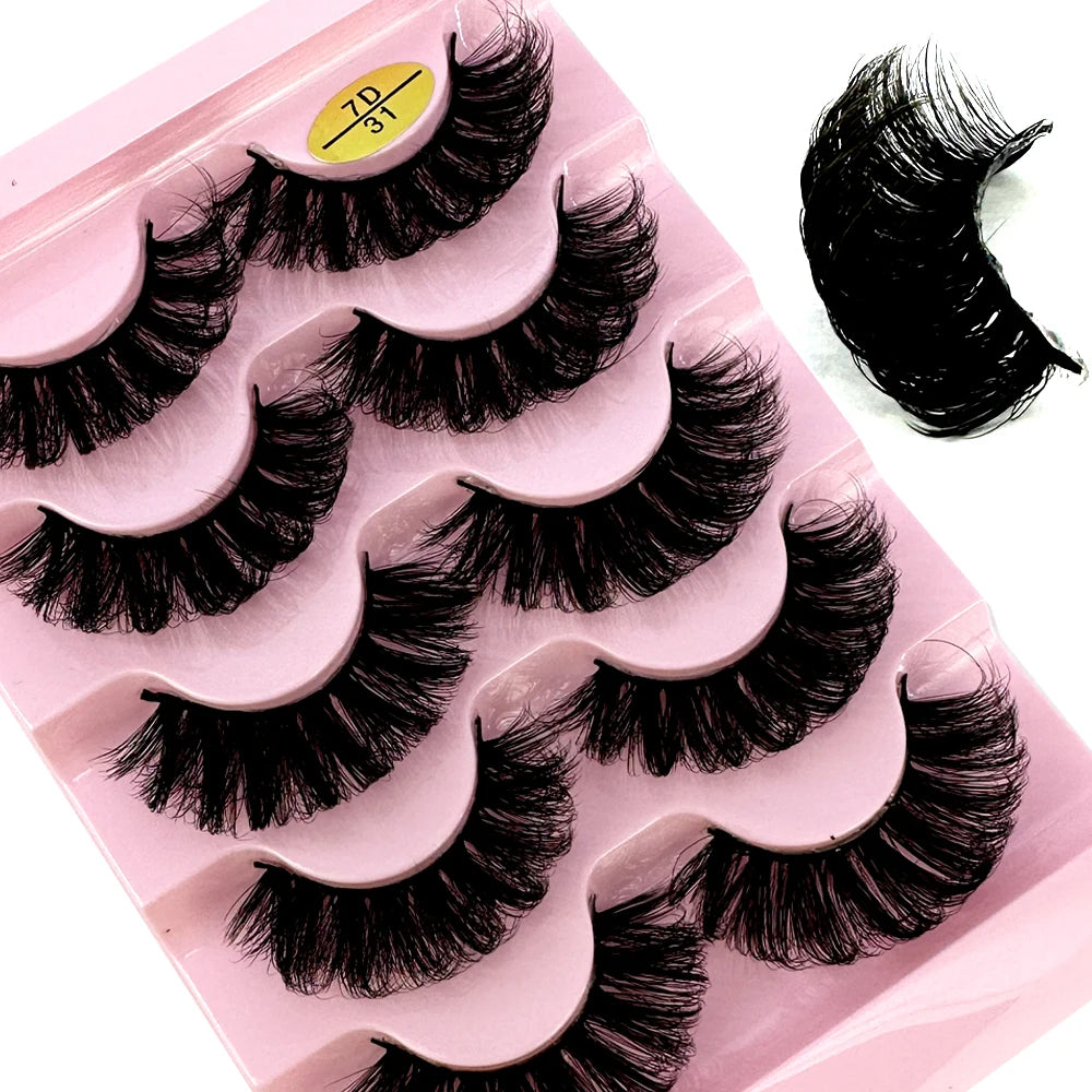 3D Cat Eye Lashes — 5 Pairs