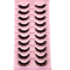 8D Mink Lashes — 10 Pairs