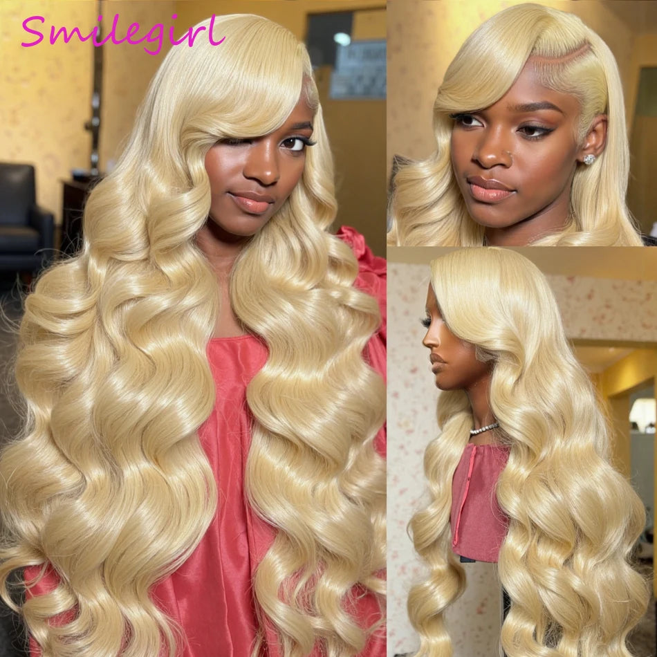 613 Blonde Body Wave Wig — 230% Density