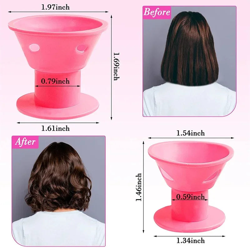 Silicone Heatless Hair Rollers