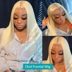 613 Blonde Straight Lace Front Wig — 100% Human Hair