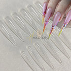Extra Short Coffin Gel Tips — XXS