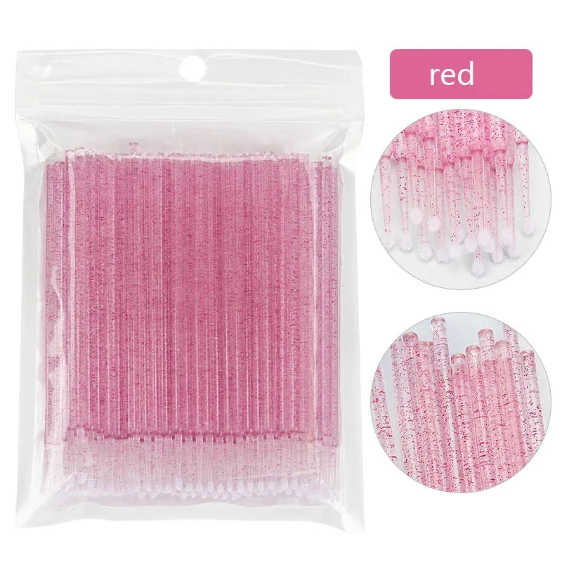 Lash Cleaning Micro Swabs — 100 Pack