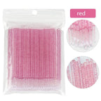 Lash Cleaning Micro Swabs — 100 Pack