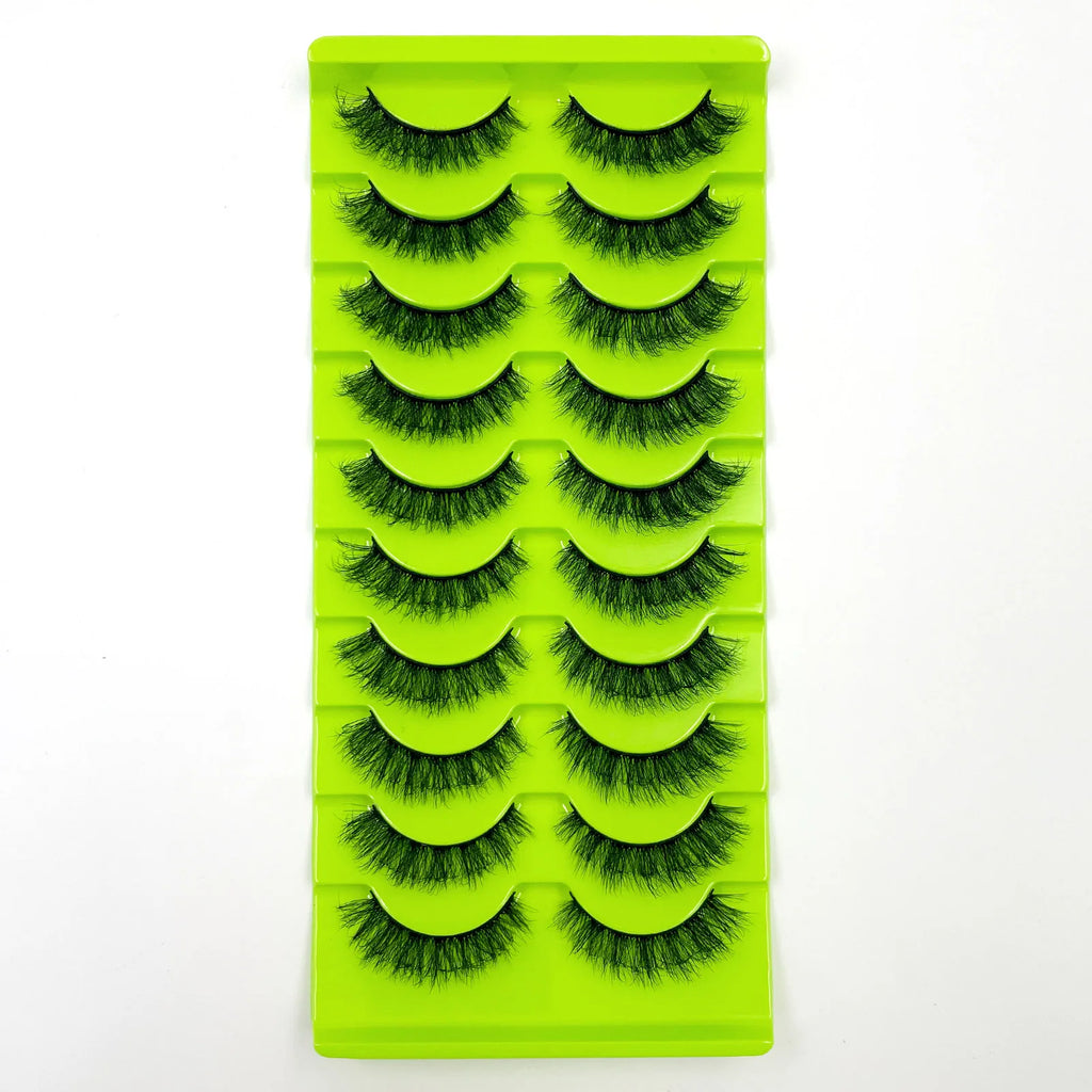 8D Mink Lashes — 10 Pairs