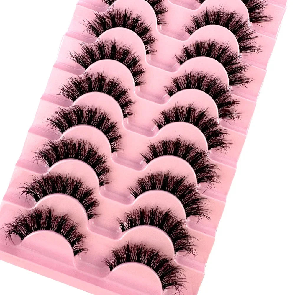 8D Mink Lashes — 10 Pairs
