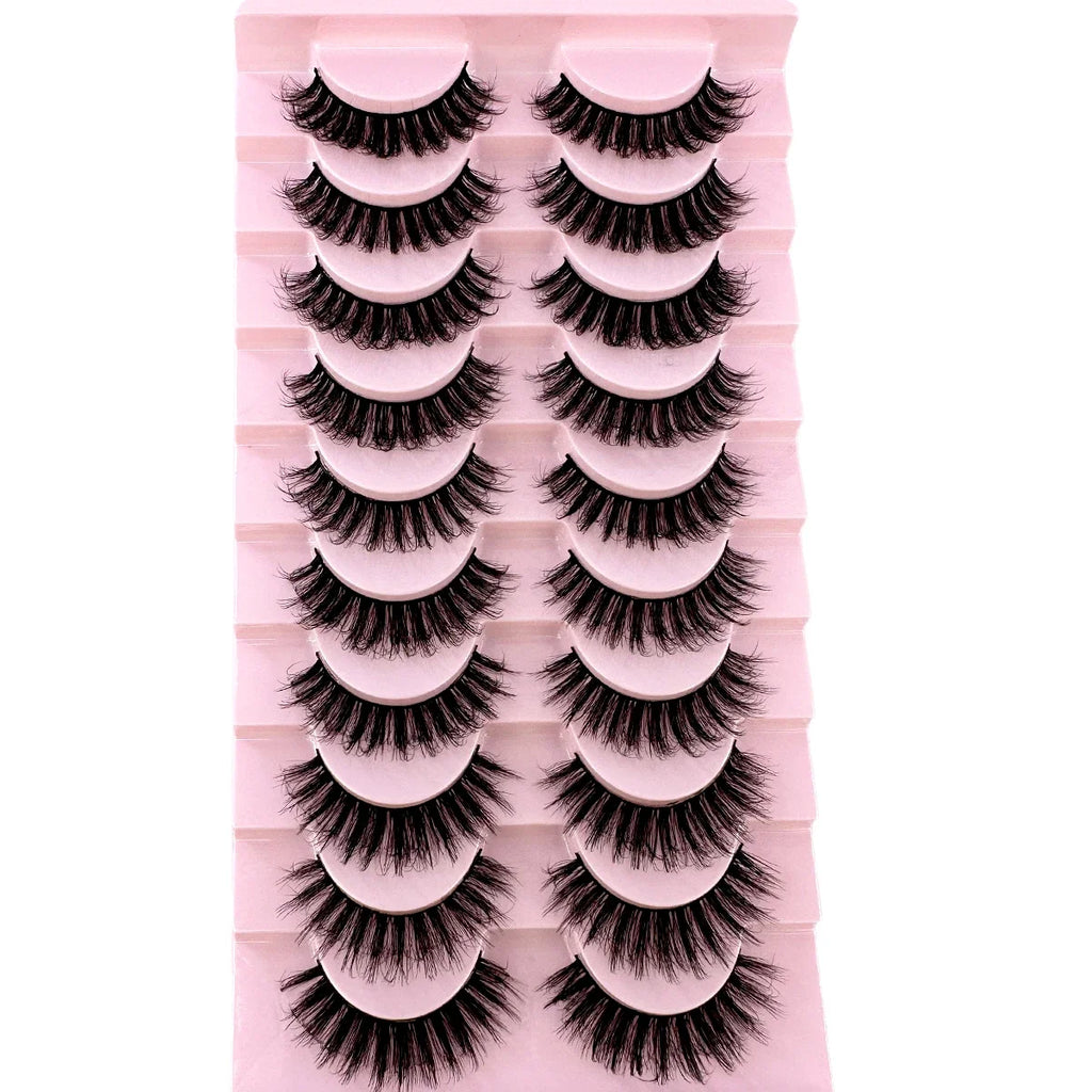 8D Mink Lashes — 10 Pairs