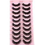 8D Mink Lashes — 10 Pairs