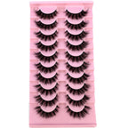 8D Mink Lashes — 10 Pairs