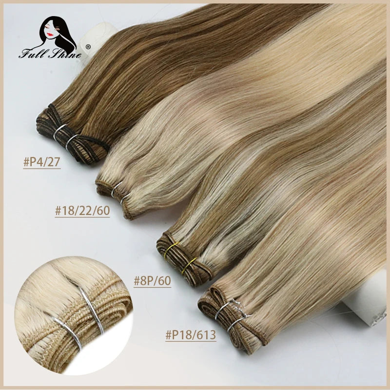 Ombre Blonde Straight Wefts — Sew-In