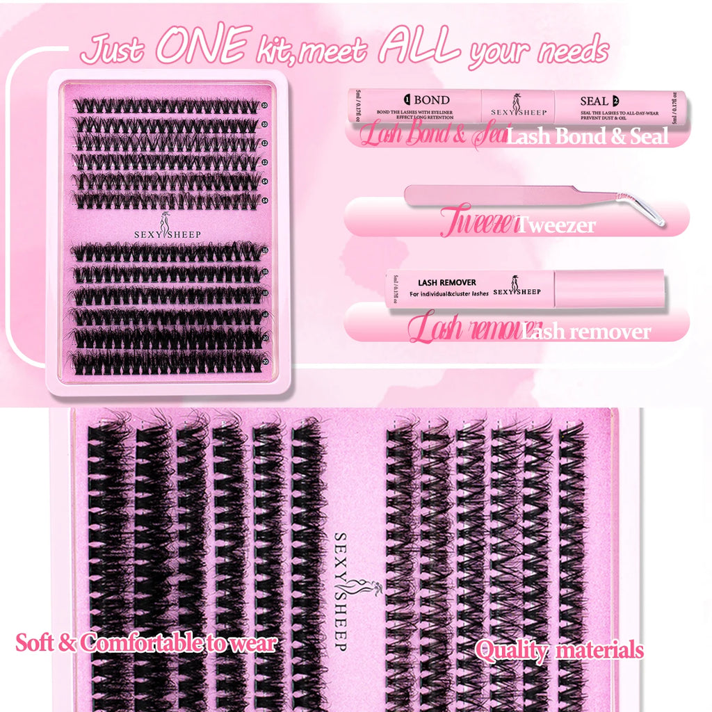 DIY Lash Clusters with Glue & Remover