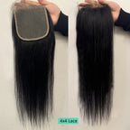 Straight Lace Closure — 100% Human Hair