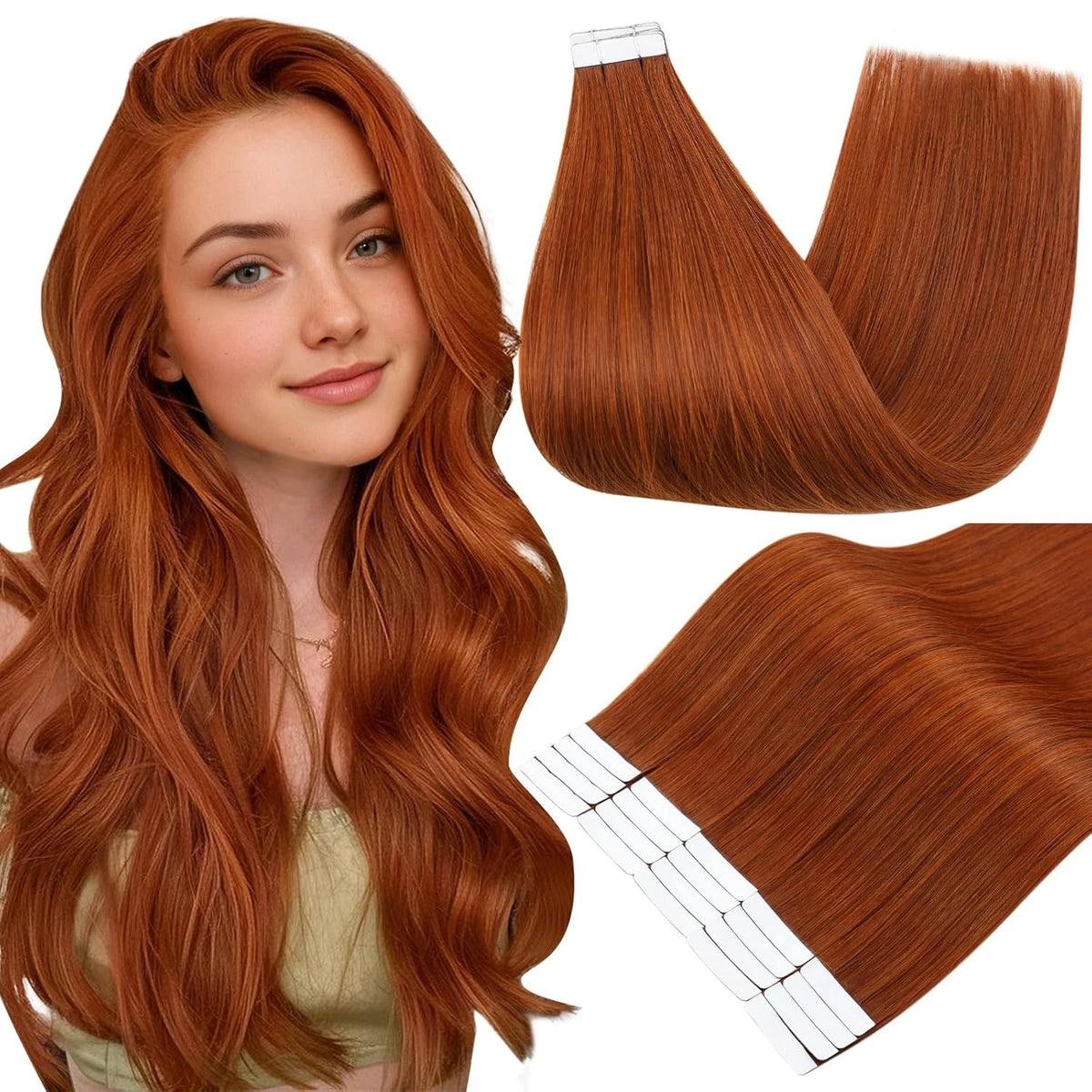Remy Straight Tape-Ins — 20 Piece, 50g