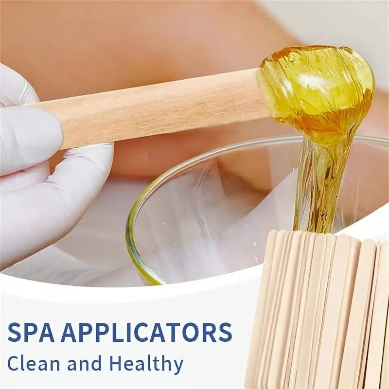 Wooden Waxing Spatulas — 500 Pack