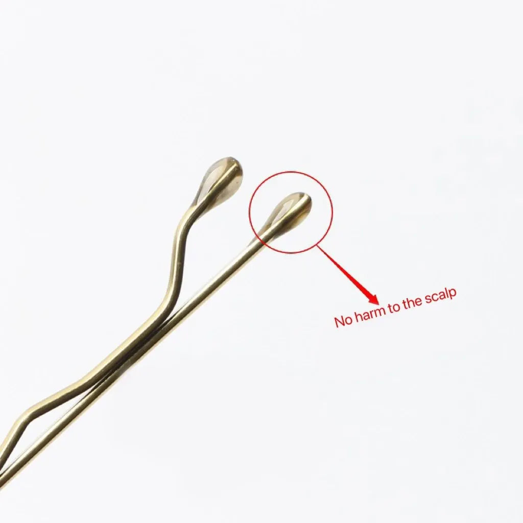 Gold U-Shape Hair Pins