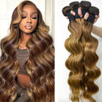 4/27 Highlight Ombre Body Wave Bundles