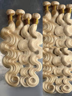 613 Blonde Body Wave Bundle Set — 100% Human Hair