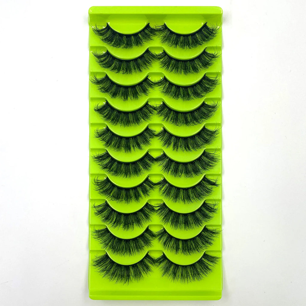 8D Mink Lashes — 10 Pairs