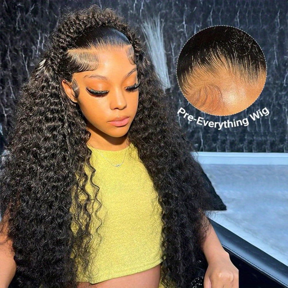 Deep Wave Lace Front Wig — 250% Density