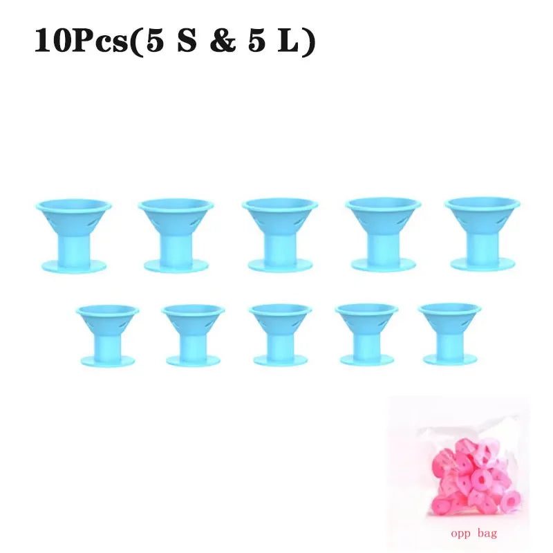 Silicone Heatless Hair Rollers