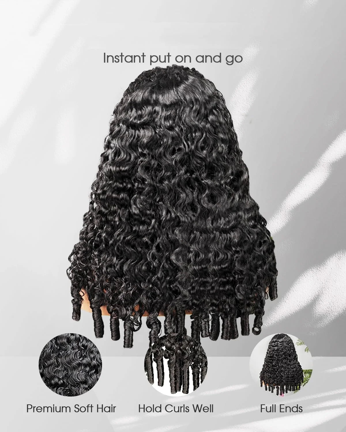 Burmese Curly Glueless Wig — Ready to Wear