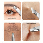 Brow Tweezers Set — 4 Piece